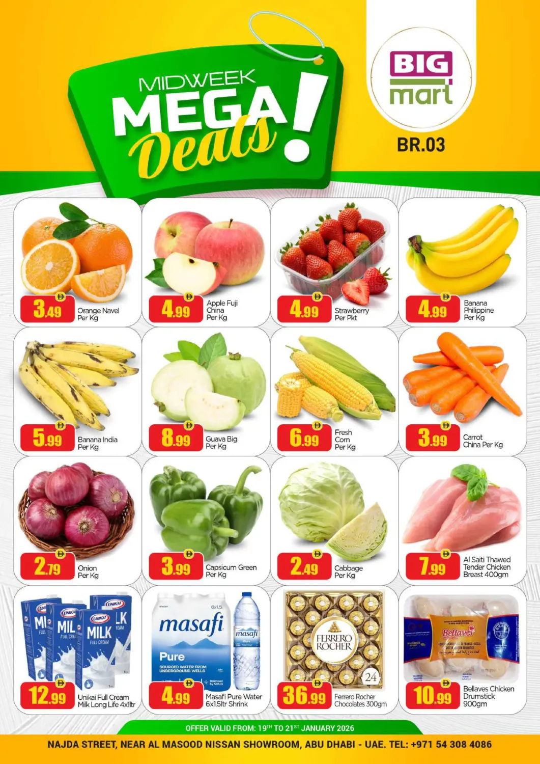 UAE - Abu Dhabi BIGmart offers in D4D Online. Najda Street, Abu Dhabi. . Till 21st January