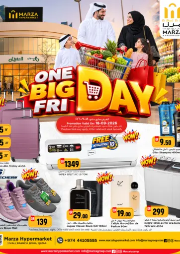 MARZA ONE DAY BIG DAY FRIDAY