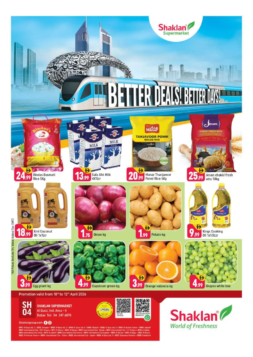 UAE - Dubai Shaklan  offers in D4D Online. Al Quoz - Ind area-4, Dubai. . Till 12th April