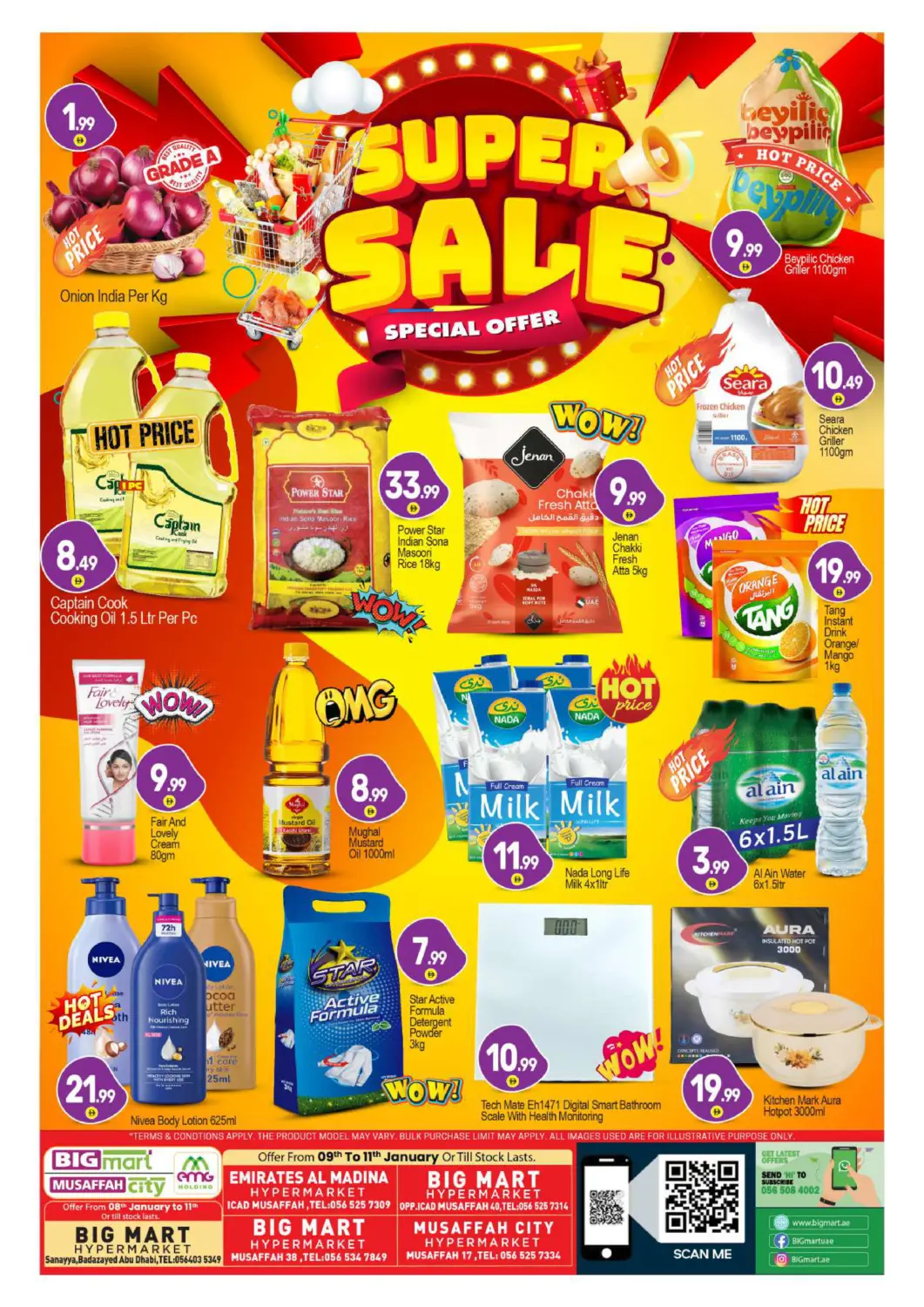 UAE - Abu Dhabi BIGmart offers in D4D Online. Musaffah, Abu Dhabi. . Till 11th January