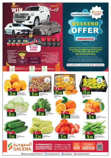 Qatar - Al Wakra Saudia Hypermarket offers in D4D Online. Weekend Offer. . Till 18th February
