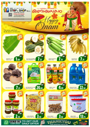 Qatar - Al Rayyan New Stop n Shop @Fereej Bin Omran offers in D4D Online. Happy Onam. . Till 29th August