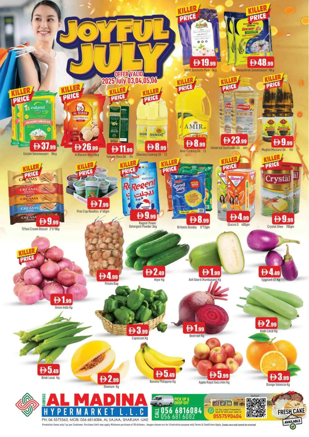 UAE - Sharjah / Ajman AL MADINA offers in D4D Online. Rawnaq - Sharjah. . Till 6th July