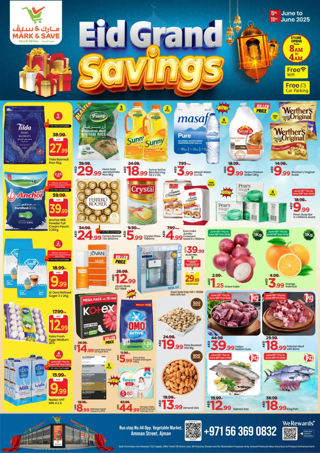 UAE - Sharjah / Ajman Mark & Save offers in D4D Online. Amman Street , Ajman. . Till 11th June