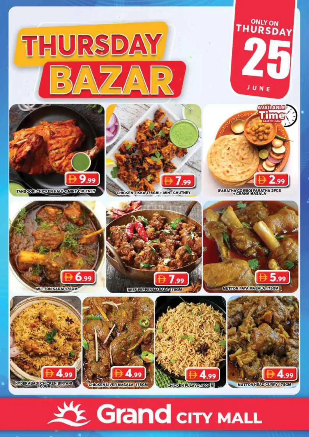 UAE - Dubai Grand Hyper Market offers in D4D Online. City Mall- Dubai. . Only On 25th June