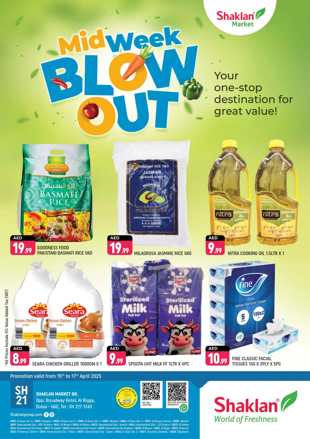 UAE - Dubai Shaklan  offers in D4D Online. Al Rigga, Dubai. . Till 17th April