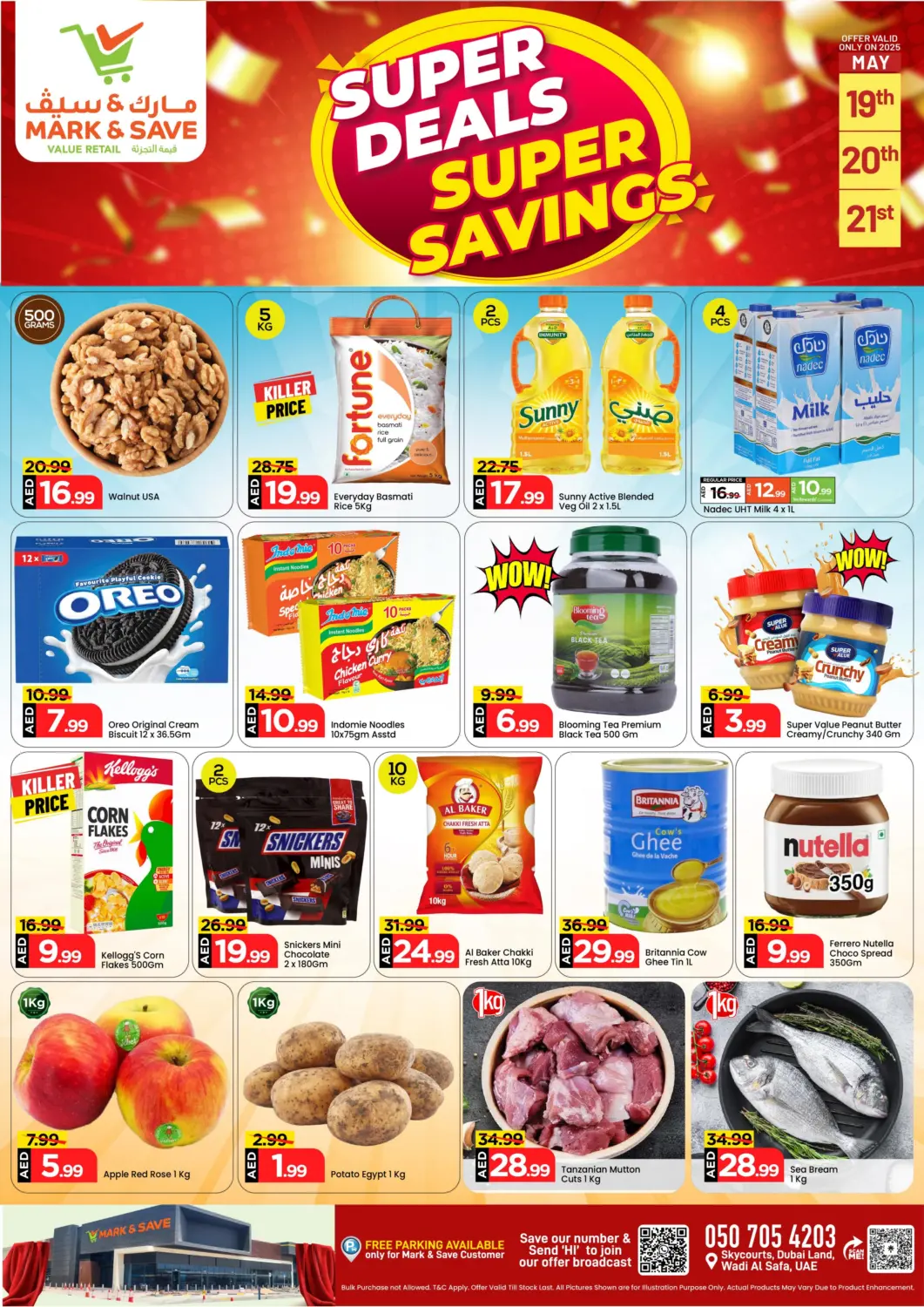 UAE - Dubai Mark & Save offers in D4D Online. Wadi Al Safa, Dubai. . Till 21st May