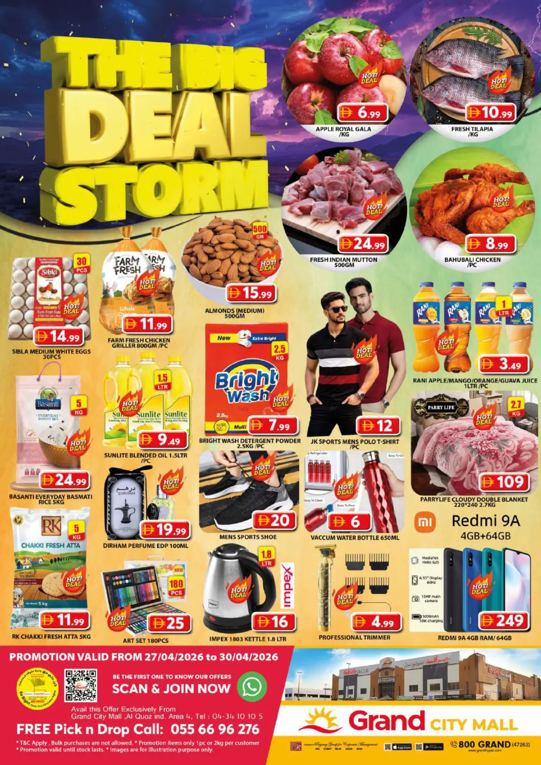 UAE - Dubai Grand Hyper Market offers in D4D Online. Grand City Mall - Dubai. . Till 30th April
