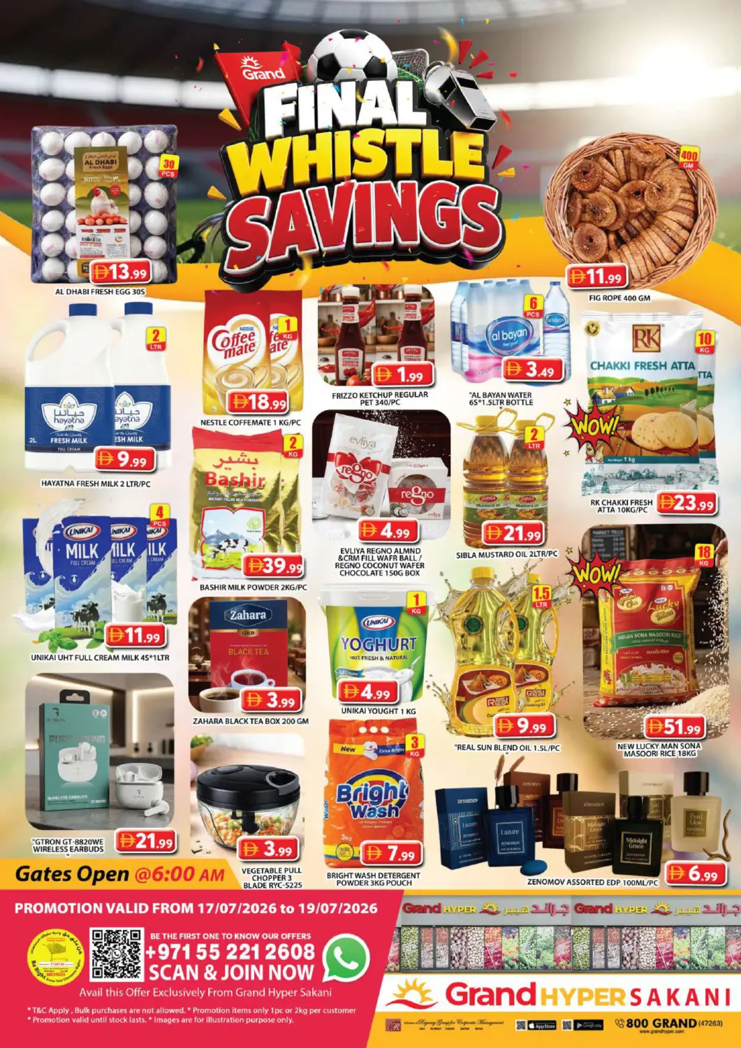UAE - Dubai Grand Hyper Market offers in D4D Online. Sakani - Dubai. . Till 19th July