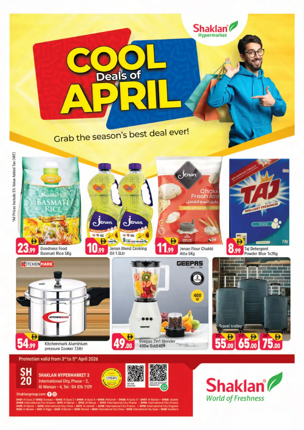 UAE - Dubai Shaklan  offers in D4D Online. Al Warsan 4 - Dubai. . Till 5th April