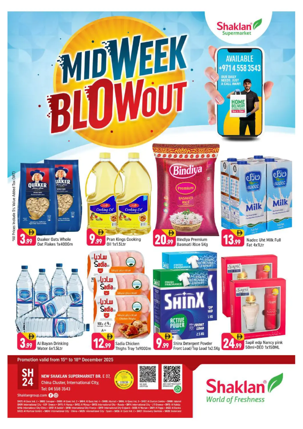 UAE - Dubai Shaklan  offers in D4D Online. B-02 China Cluster,IC. . Till 18th December