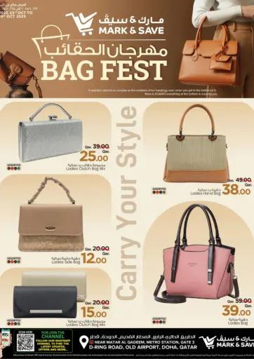 Mark & Save  - Bag Fest in Qatar Offers - Qatar Bag Fest