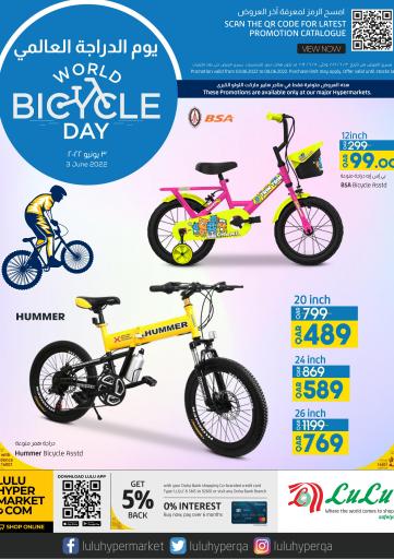 Qatar - Doha LuLu Hypermarket offers in D4D Online. World Bicycle Day. . Till 08th June