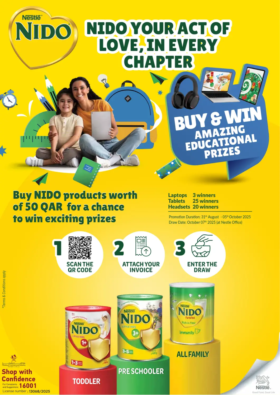 Qatar - Al Shamal Carrefour offers in D4D Online. Nido, You Act Of Love, In Every Chapter. . Till 5th October