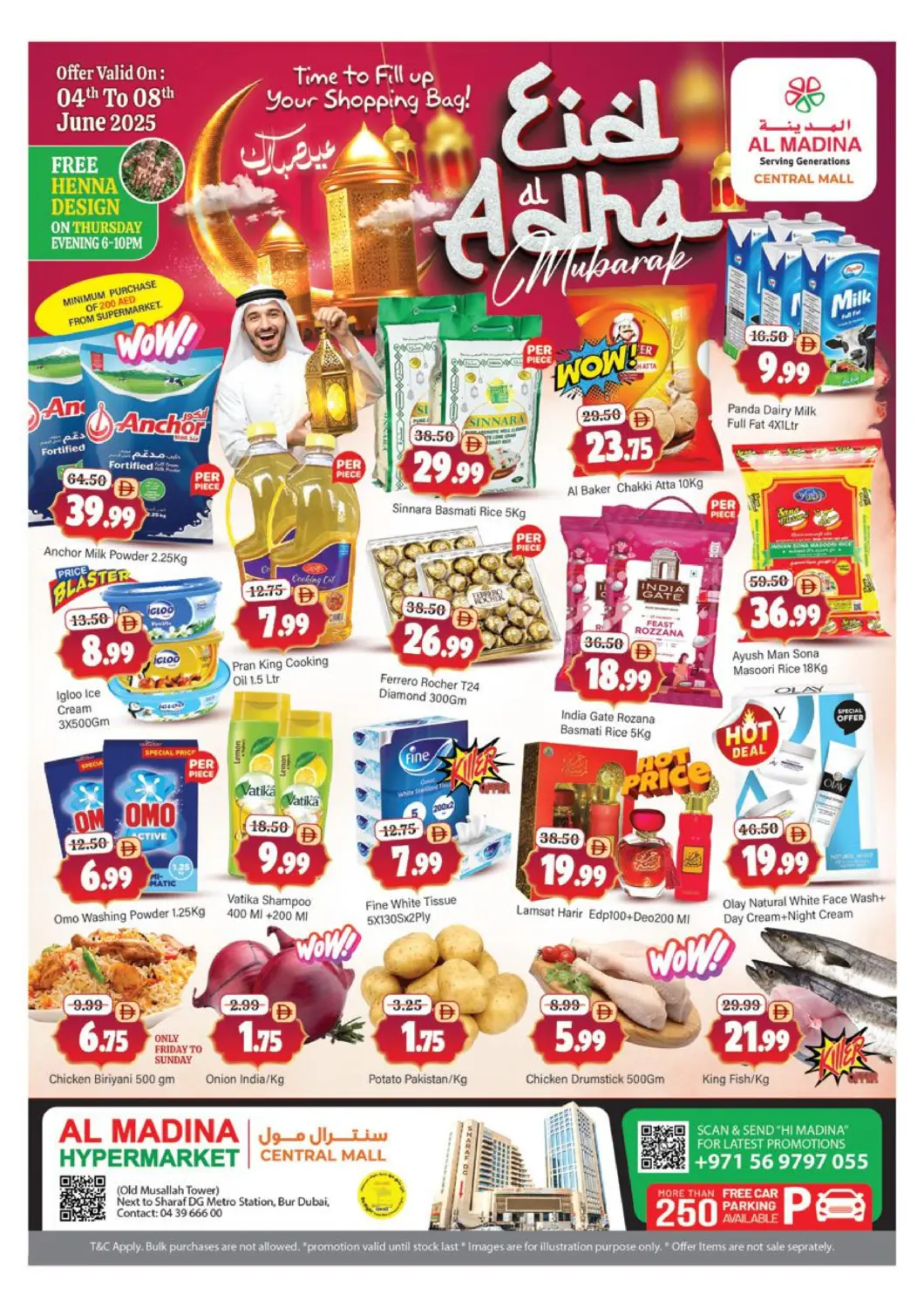 UAE - Dubai Al Madina  offers in D4D Online. Central Mall , Dubai. . Till 8th June