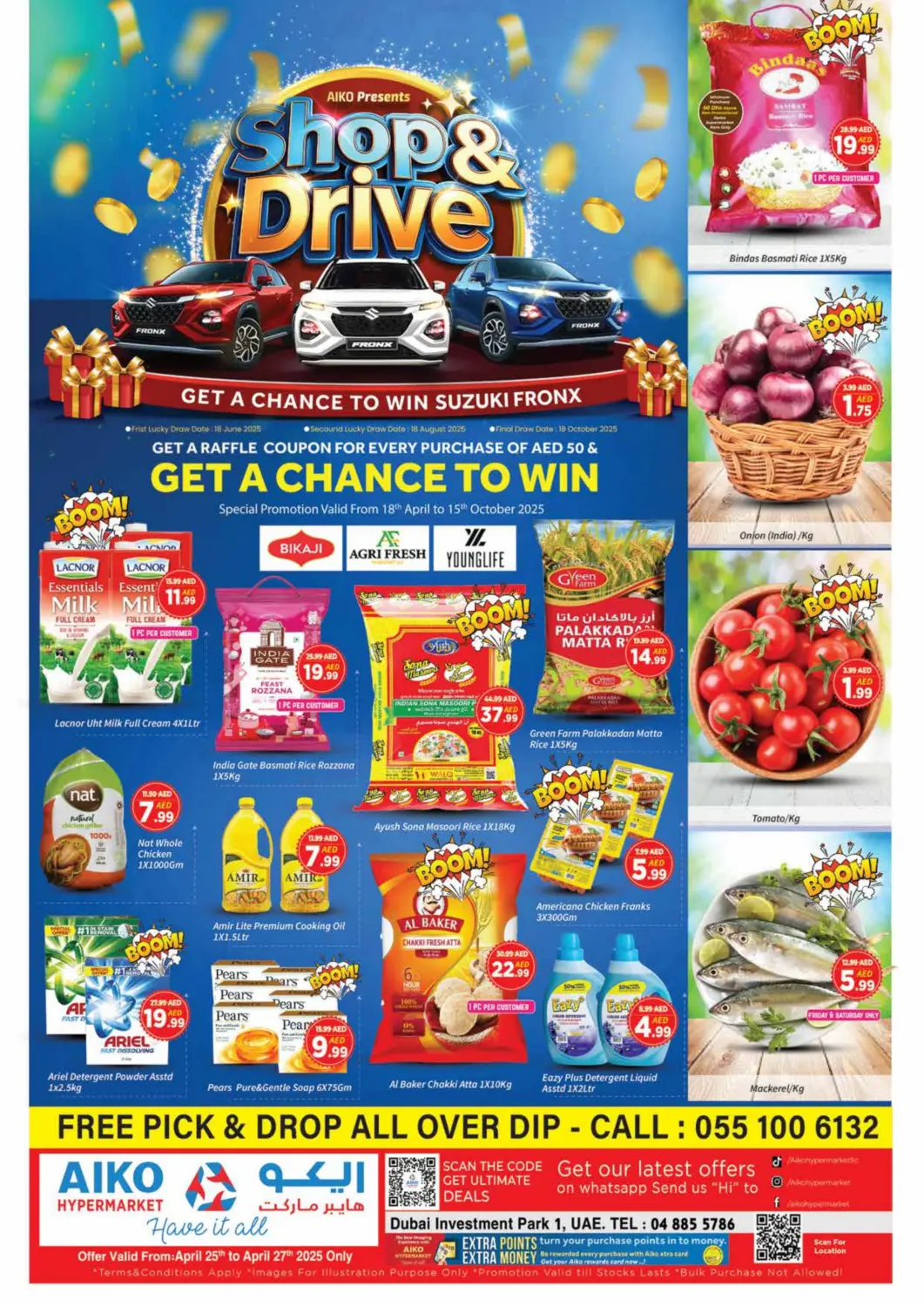 UAE - Dubai AIKO Mall and AIKO Hypermarket offers in D4D Online. Shop & Drive. . Till 27th April