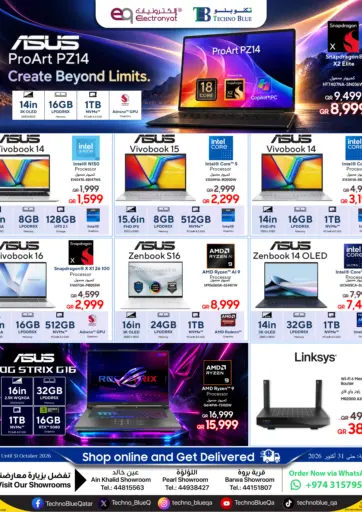 Big Tech.Big Performance.Big Savings! -ASUS Laptops