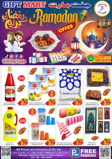 UAE - Sharjah / Ajman GIFT MART- Sharjah offers in D4D Online. Ramadan Offer. . Till 17th March