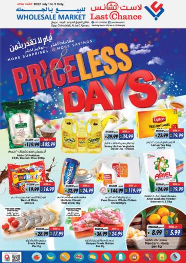 UAE - Sharjah / Ajman Last Chance  offers in D4D Online. Priceless Days. . Till 03rd July