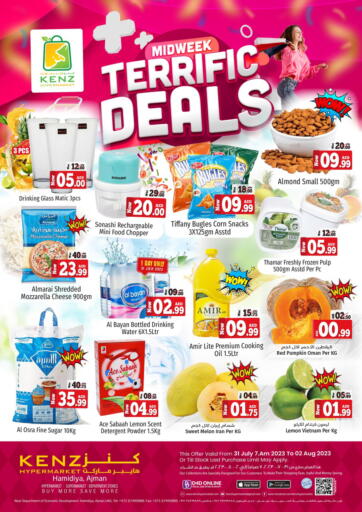 UAE - Sharjah / Ajman Kenz Hypermarket offers in D4D Online. Midweek Terrific Deals. . Till 2nd August