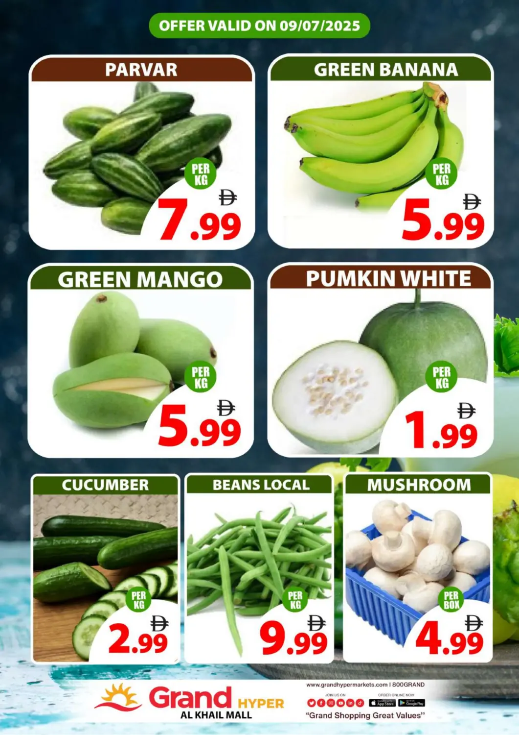 UAE - Dubai Grand Hyper Market offers in D4D Online. Al Khail Mall, Dubai. . Only On 9th July