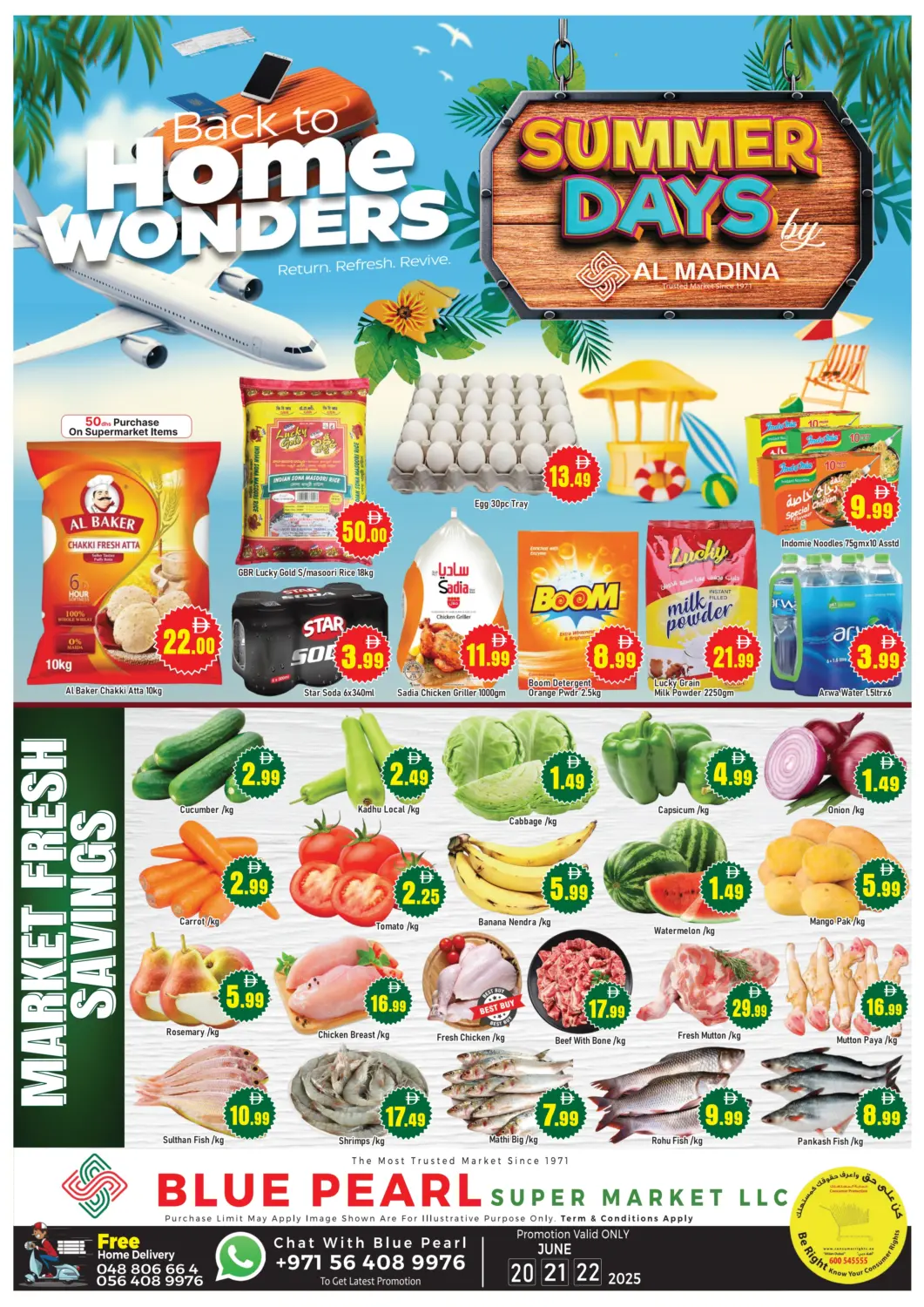 UAE - Dubai AL MADINA (Dubai) offers in D4D Online. Blue Pearl - DIP 1. . Till 22nd June