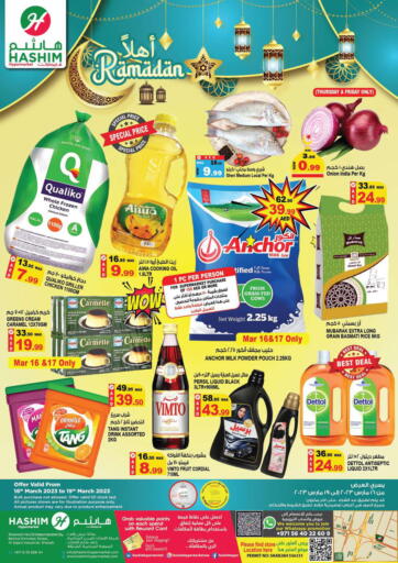 UAE - Sharjah / Ajman Hashim Hypermarket offers in D4D Online. Ahlan Ramadan. . Till 19th March
