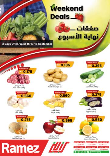 Bahrain Ramez offers in D4D Online. Weekend Deals. Weekend Deals at Ramez !
Offers on Fish are valid Till 18th September
Get it Now!!
Enjoy Shopping!. Till 18th September