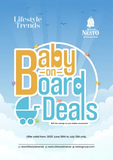 Nesto Hypermarket - Baby on Board Deals in UAE Offers - United Arab Emirates Baby on Board Deals