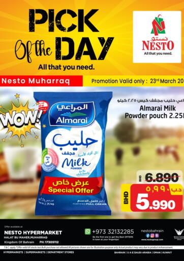 Bahrain NESTO  offers in D4D Online. Pick of the Day. . Only 23rd March