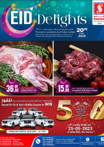 Qatar - Al-Shahaniya Safari Hypermarket offers in D4D Online. Eid Delights. . Only On 20th April