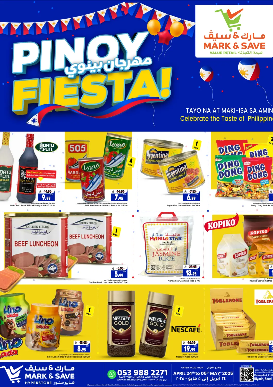 KSA, Saudi Arabia, Saudi - Al Khobar Mark & Save offers in D4D Online. Pinoy Fiesta. . Till 5th May