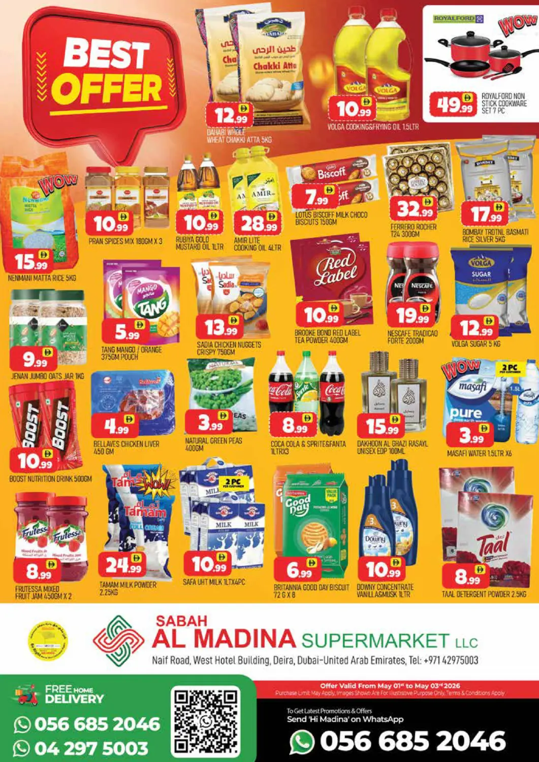 UAE - Dubai AL MADINA (Dubai) offers in D4D Online. Sabah Al Madina - Naif. . Till 3rd May