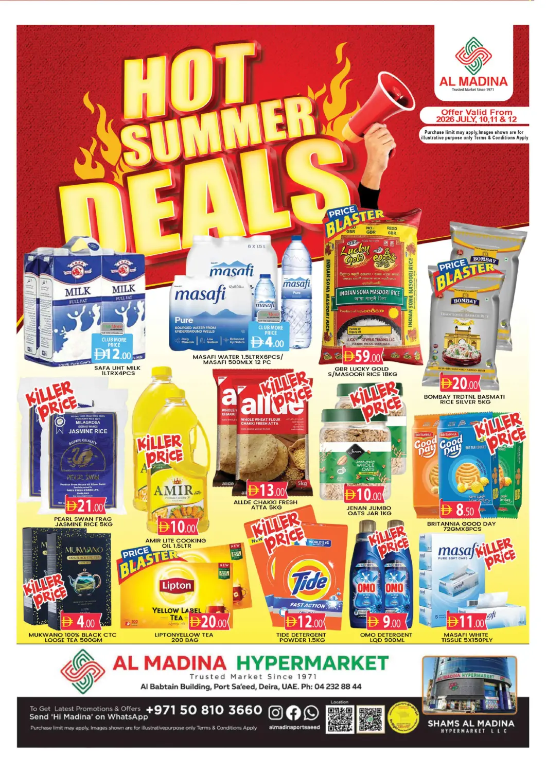 UAE - Dubai AL MADINA (Dubai) offers in D4D Online. Port Saeed - Deira. . Till 12th July