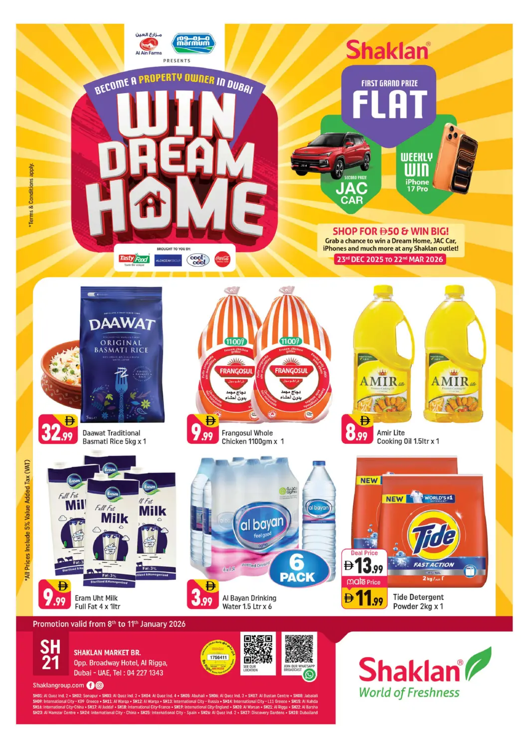 UAE - Dubai Shaklan  offers in D4D Online. Al Rigga - Dubai. . Till 11th January