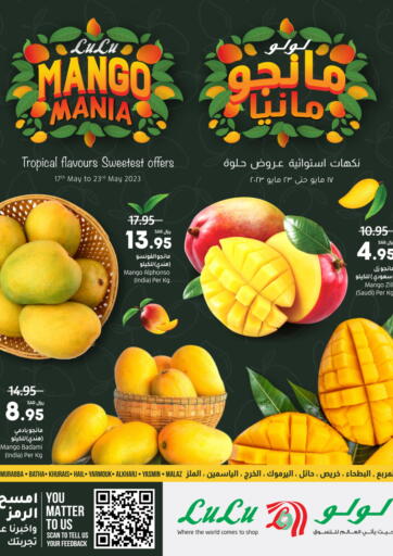 KSA, Saudi Arabia, Saudi - Hail LULU Hypermarket offers in D4D Online. Mango Mania. . Till 23rd May