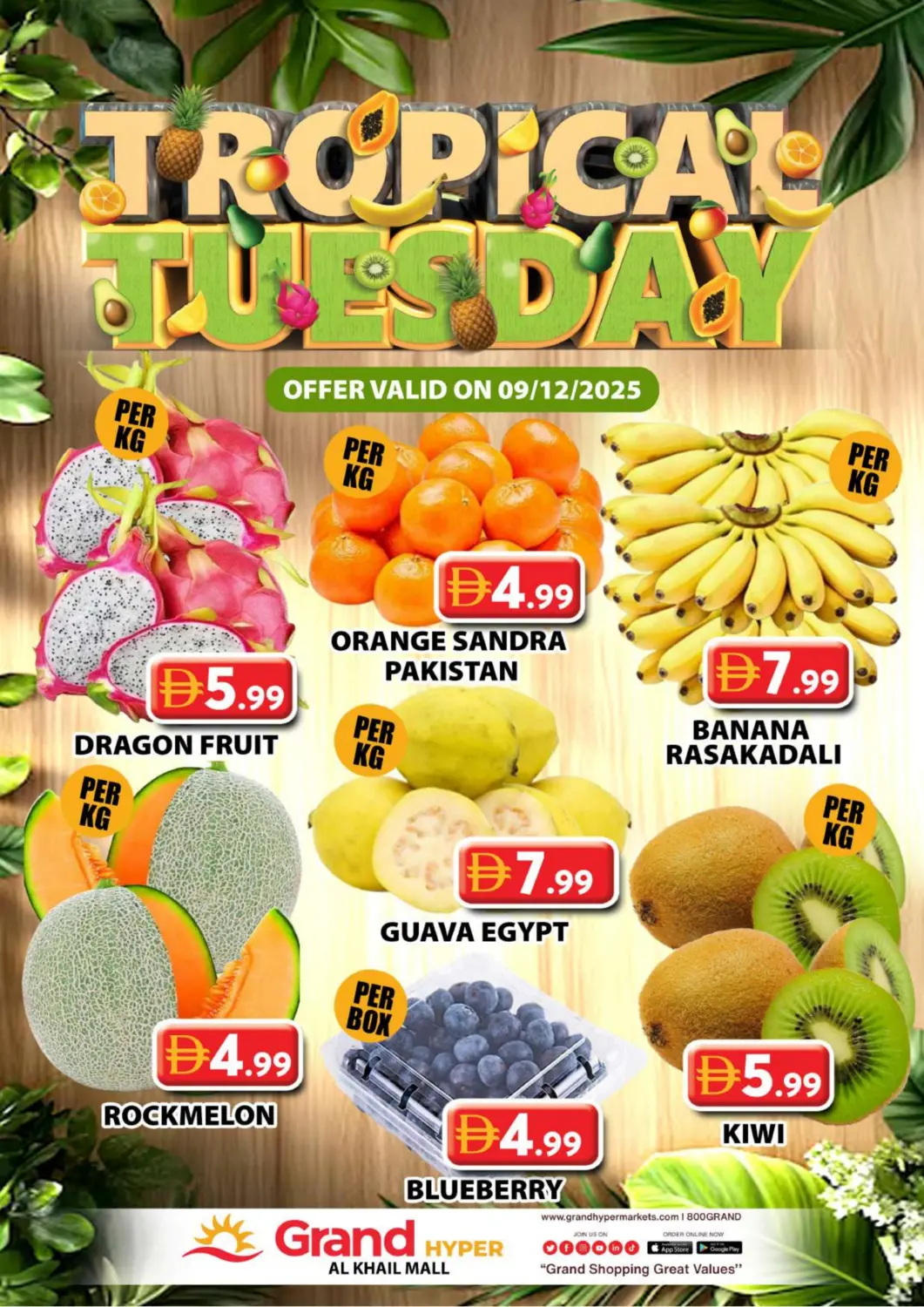 UAE - Dubai Grand Hyper Market offers in D4D Online. Al Khail Mall, Dubai. . Only On 9th December