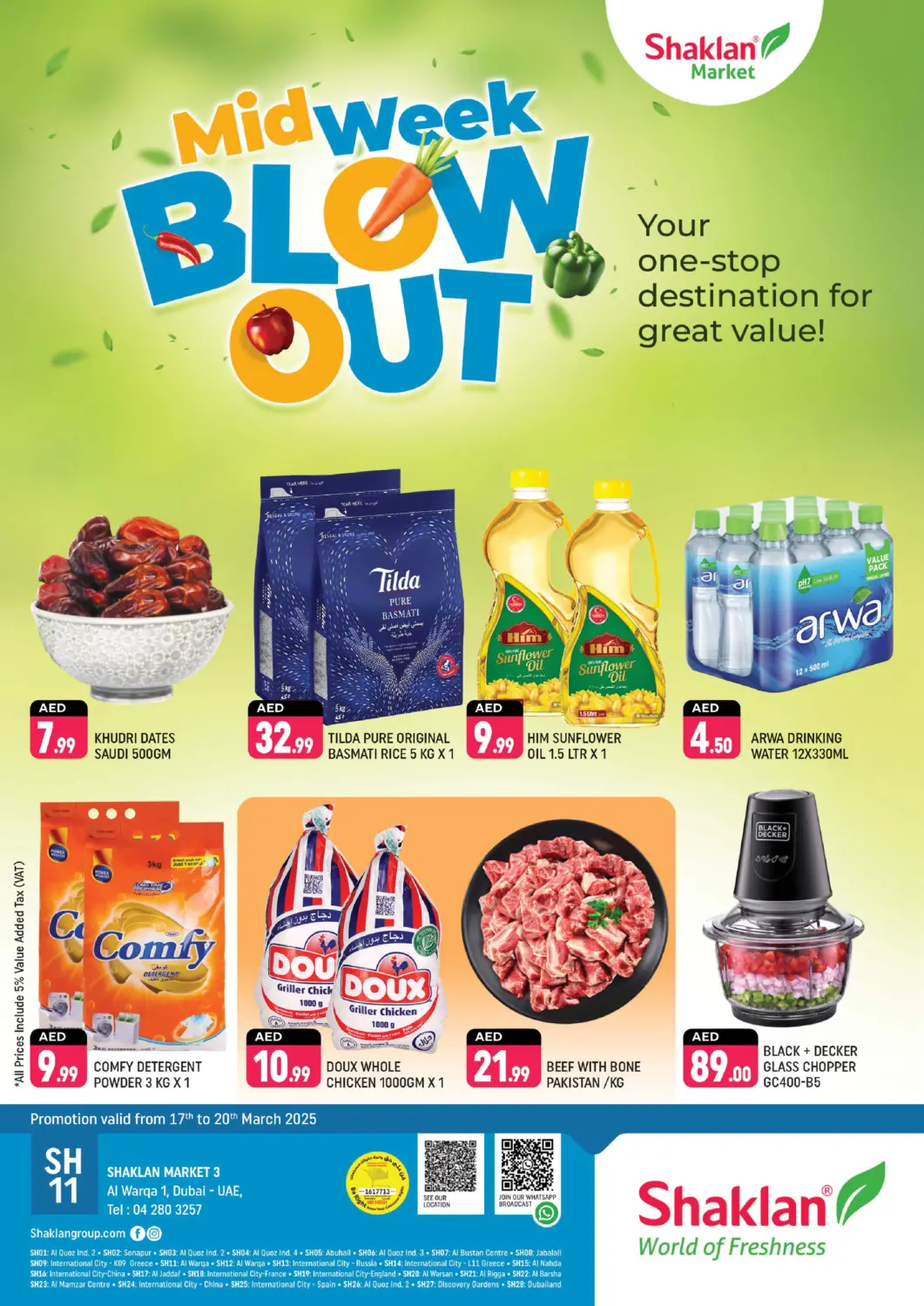 UAE - Dubai Shaklan  offers in D4D Online. Al Warqa 1, Dubai. . Till 20th March