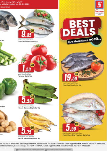 Qatar - Al Shamal Safari Hypermarket offers in D4D Online. Best Deals. . Only On 5th April