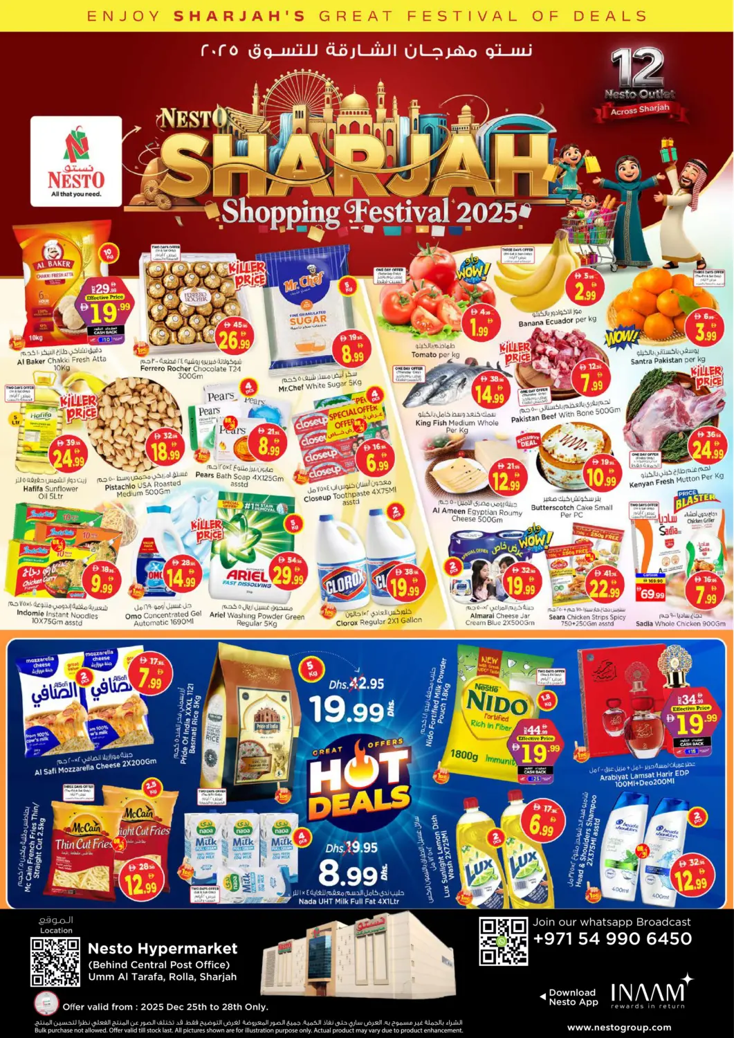 UAE - Sharjah / Ajman Nesto Hypermarket offers in D4D Online. Rolla, Sharjah. . Till 28th December
