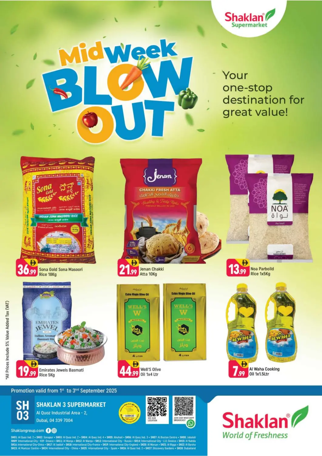 UAE - Dubai Shaklan  offers in D4D Online. Al Quoz -Ind area - 2,Dubai. . Till 3rd September