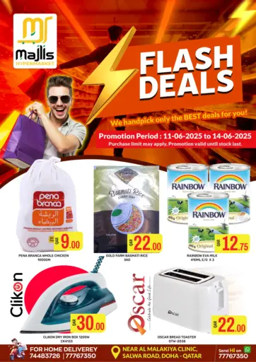 Majlis Hypermarket - Flash Deals in Qatar Offers - Qatar Flash Deals