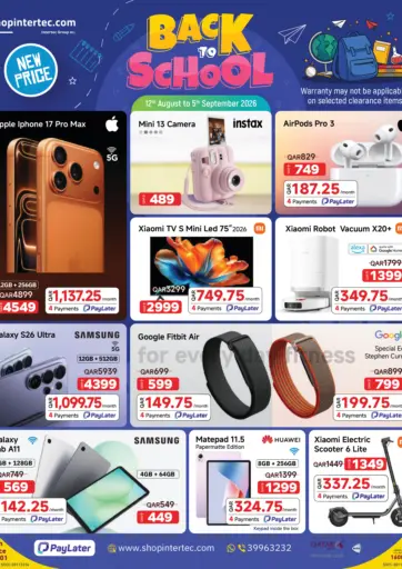 Back To School Offers