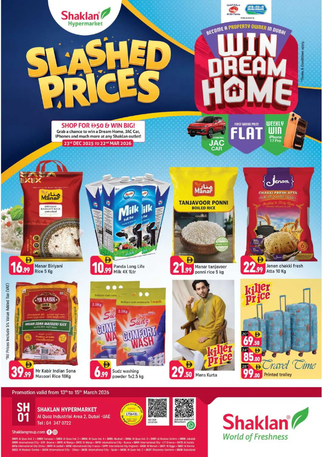 UAE - Dubai Shaklan  offers in D4D Online. Al Quoz - Ind Area 2,Dubai. . Till 15th March