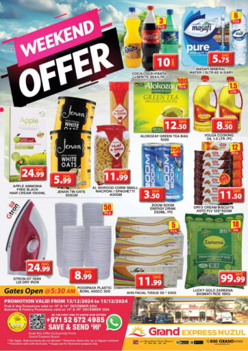 UAE - Sharjah / Ajman Grand Hyper Market offers in D4D Online. Nuzul, Dubai. . Till 15th December