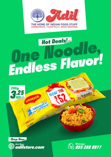 UAE - Sharjah / Ajman Adil Supermarket offers in D4D Online. One Noodle, Endless Flavour. . Till 11th December