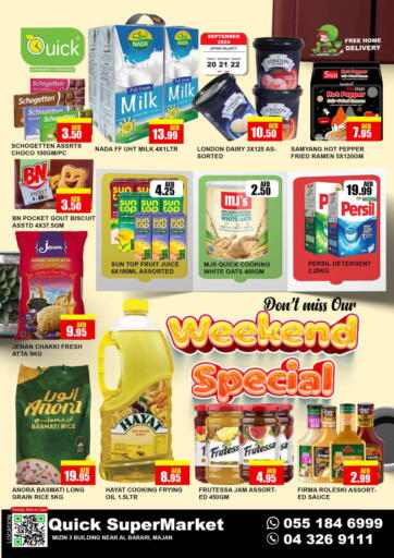 UAE - Dubai Quick Supermarket offers in D4D Online. Al Barari, Majan. . Till 22nd September