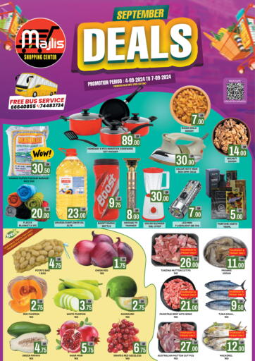 Qatar - Doha Majlis Shopping Center offers in D4D Online. September Deals. . Till 7th September