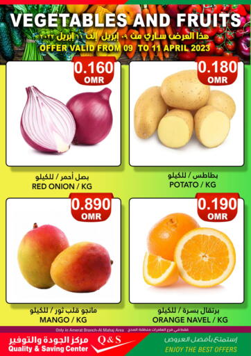 Oman - Muscat Quality & Saving  offers in D4D Online. Veg And Fruits. . Till 11th Aprill