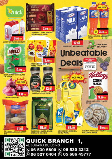 UAE - Sharjah / Ajman Quick Supermarket offers in D4D Online. Al Buhaira Building. . Till 29th September